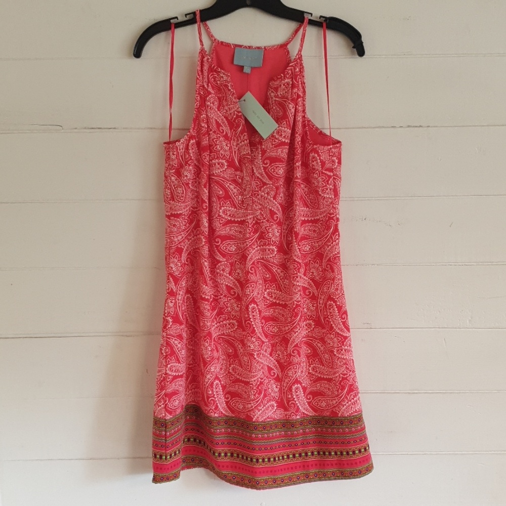 Skies are Blue Printed Paisely Dress